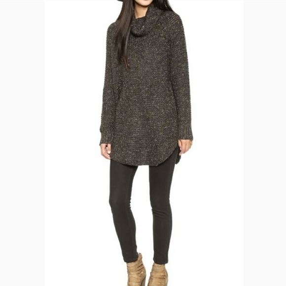 Free People Sweaters - Dylan Tweedy Large Knit Cowl neck sweater